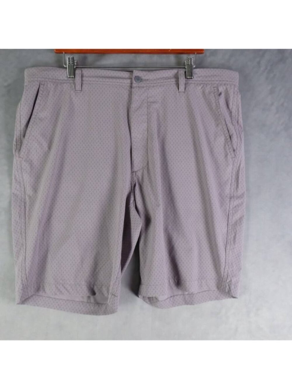 FootJoy Shorts Mens 38 Gray Argyle Golf Performance Stretch